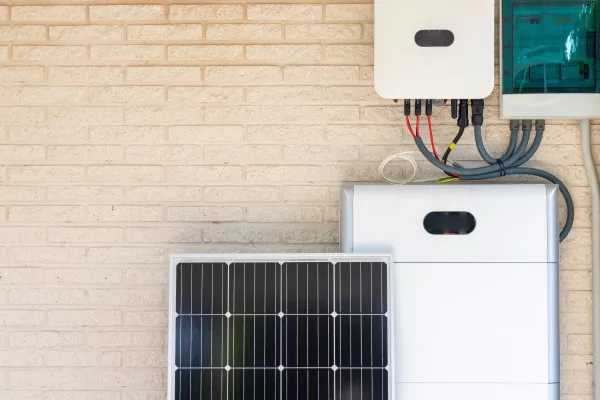 Thuisbatterij met panelen